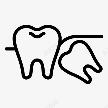 智齿牙科牙医图标