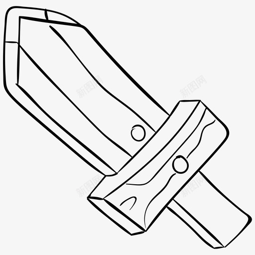 剑战斗儿童玩具svg_新图网 https://ixintu.com 战斗 儿童玩具 中世纪 刀羽 毛笔 公主 主和 幻想 手绘 图标