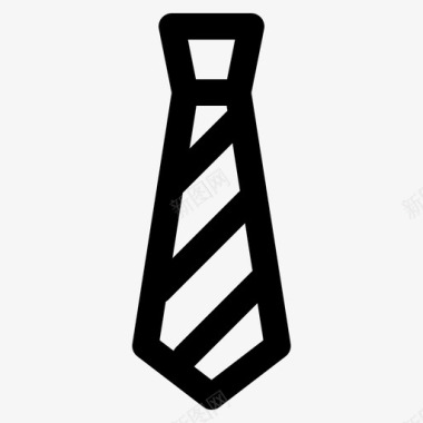 领带商务布料图标
