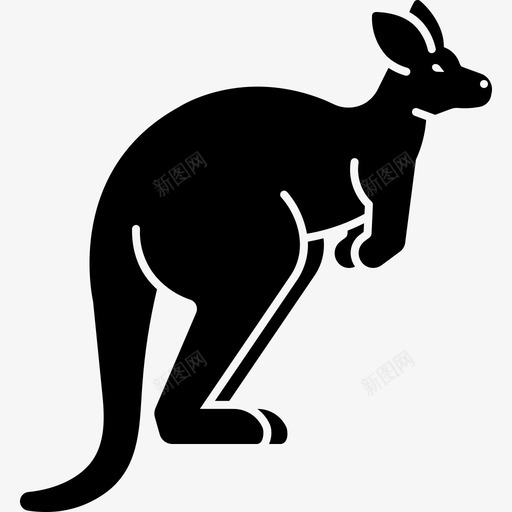 袋鼠澳大利亚跳跃svg_新图网 https://ixintu.com 袋鼠 澳大利亚 跳跃