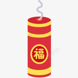 扁平炮竹新年炮竹高清图片