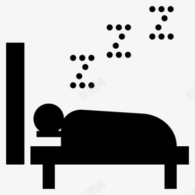 睡眠小睡休息图标