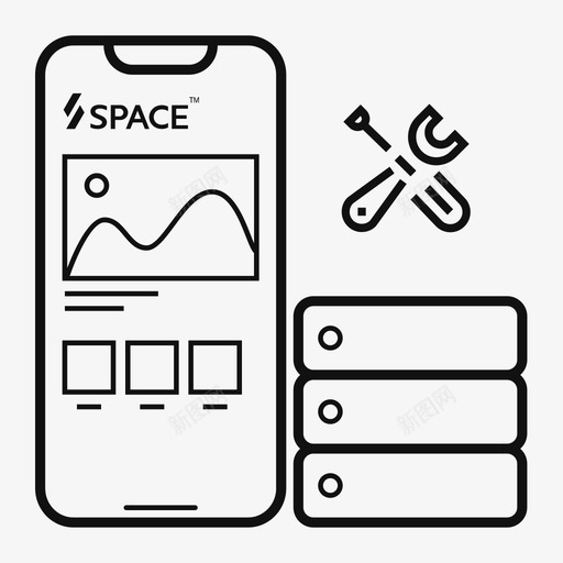 APP软件开发svg_新图网 https://ixintu.com 软件开发