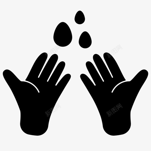 洗手清洁covid19svg_新图网 https://ixintu.com 洗手 清洁 手水