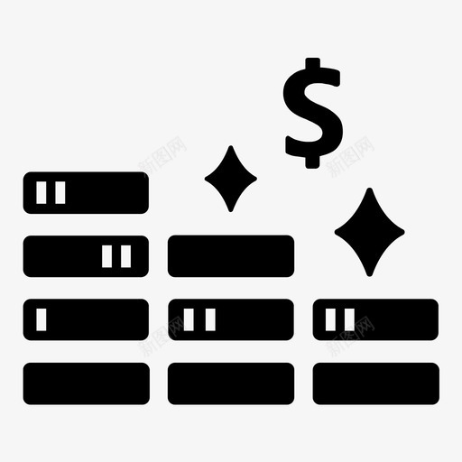 金融投资商业货币svg_新图网 https://ixintu.com 金融投资 商业 货币 支付 金融 图标