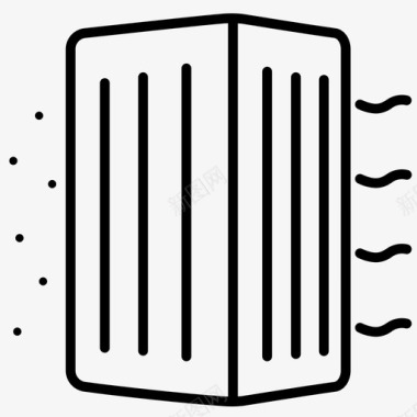 空气净化器电气新鲜图标