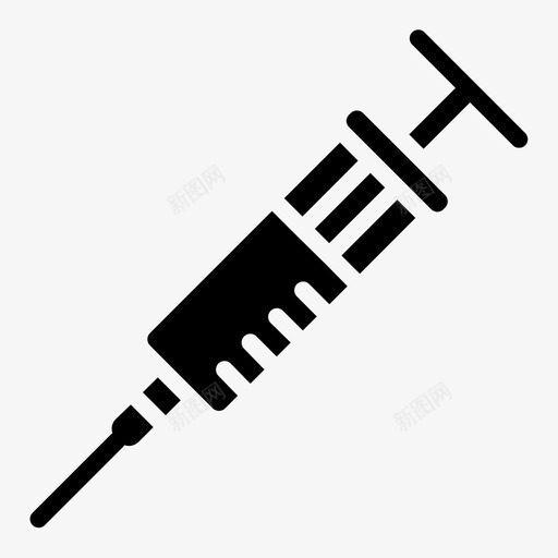 注射器麻醉皮下注射针svg_新图网 https://ixintu.com 注射 注射器 麻醉 皮下 医疗 科学教育 固体