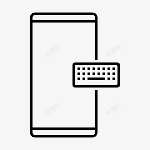 键盘输入移动svg_新图网 https://ixintu.com 输入 键盘 移动电话 移动 设备 功能 概述