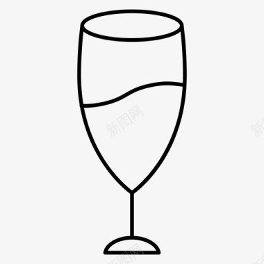 玻璃杯啤酒杯子图标