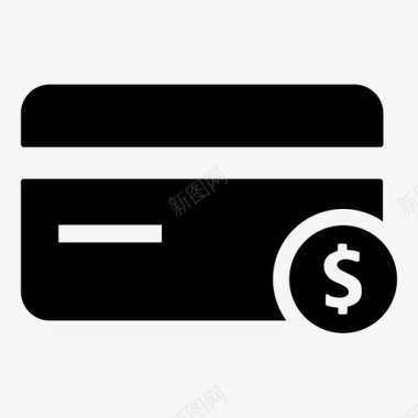 信用卡支付金融商业和金融图标集1图标