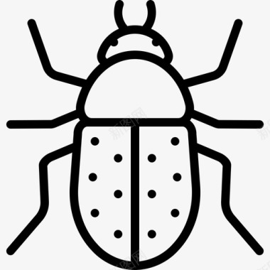 甲虫大黄蜂科罗拉多图标
