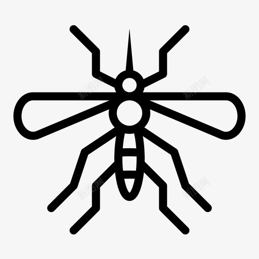蚊子虫子昆虫svg_新图网 https://ixintu.com 蚊子 虫子 昆虫 大自然 春天