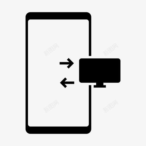 连接移动pcsvg_新图网 https://ixintu.com 连接 移动电话 发送 传输 移动 功能