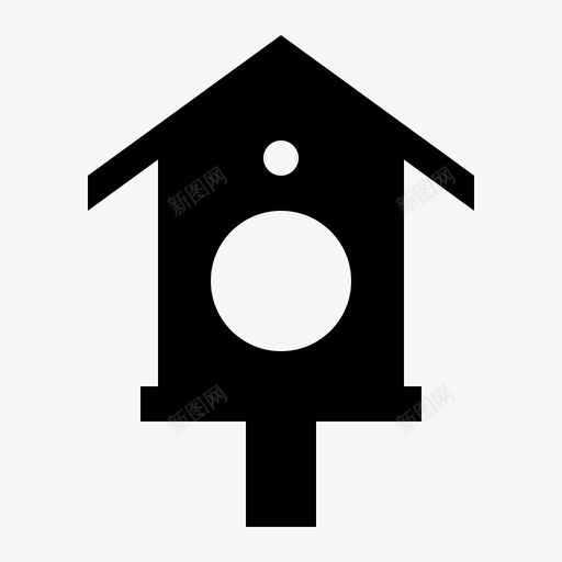 鸟屋假日自然svg_新图网 https://ixintu.com 鸟屋 假日 自然 季节 春天