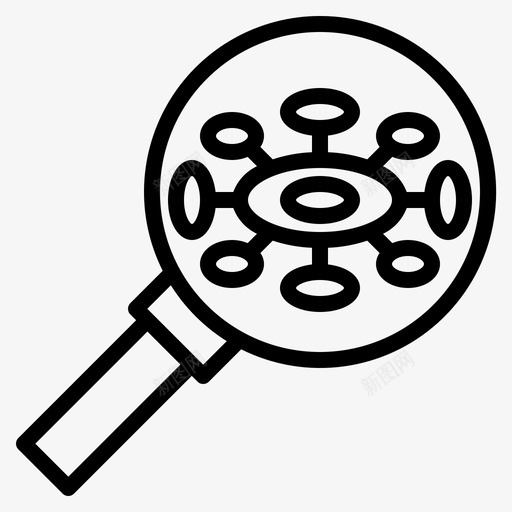 研究疾病病菌svg_新图网 https://ixintu.com 研究 疾病 病菌 病原体 病毒