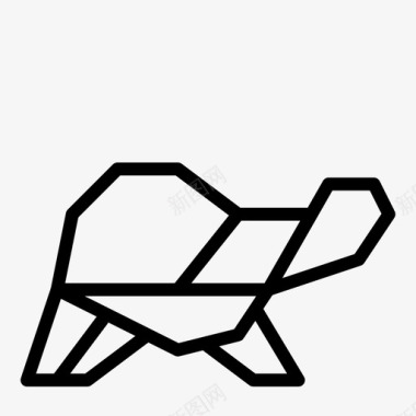 折纸日本折纸龟图标