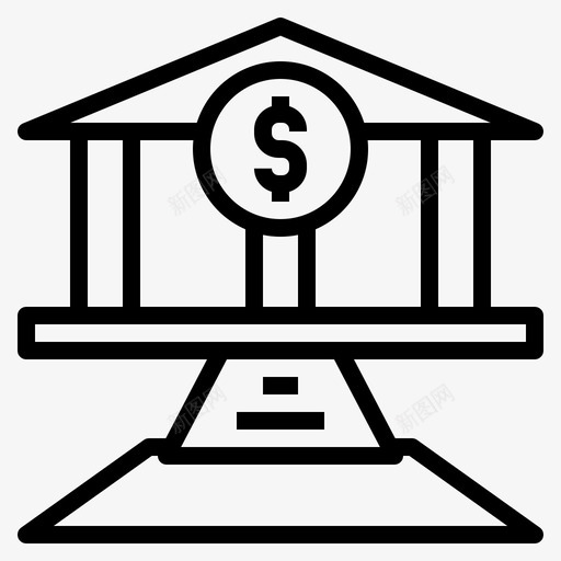 金融银行助学金svg_新图网 https://ixintu.com 金融 银行 助学金 资本 国库 自由贸易