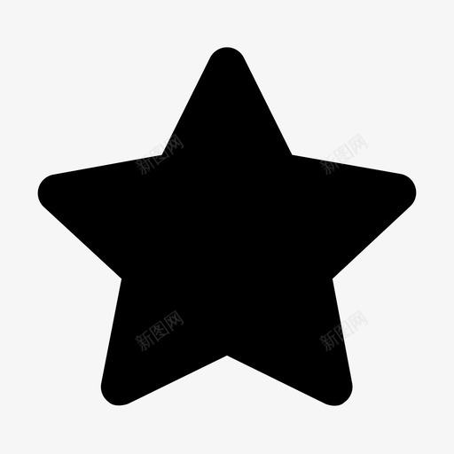 五角星svg_新图网 https://ixintu.com 五角星 填充