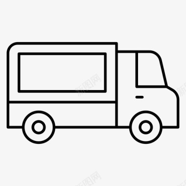 小车旅行车卡车图标