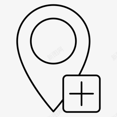 添加详细的位置地图pin图标