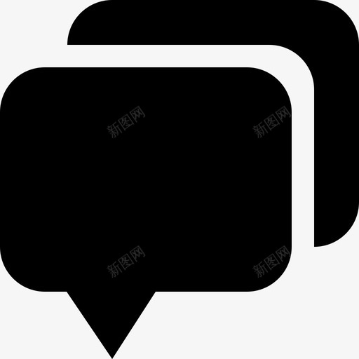讨论区实心svg_新图网 https://ixintu.com 讨论区 实心