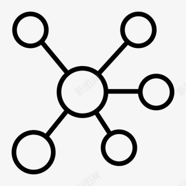 分子原子生物技术图标