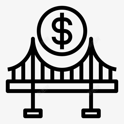 过桥贷款金融资金svg_新图网 https://ixintu.com 过桥 贷款 金融 资金 创业