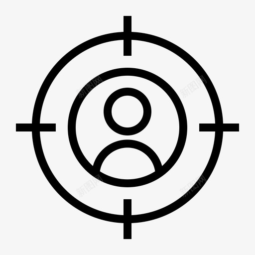 目标受众广告营销svg_新图网 https://ixintu.com 目标 受众 广告营销 人员 促销 数字 营销