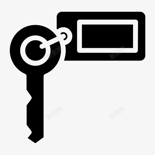钥匙酒店锁svg_新图网 https://ixintu.com 钥匙 酒店 房间 保安 住宿