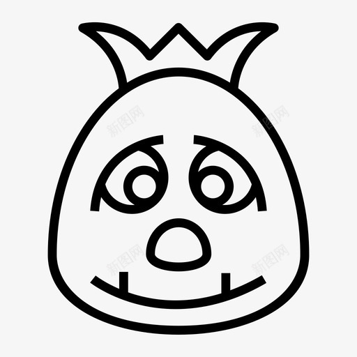 小丑恐怖怪物svg_新图网 https://ixintu.com 小丑 恐怖 怪物