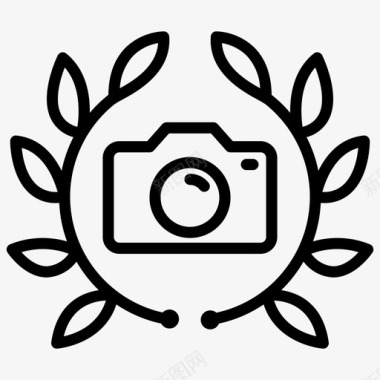 摄影师徽章成就奖项图标