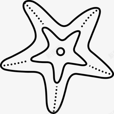海星小行星星鱼图标