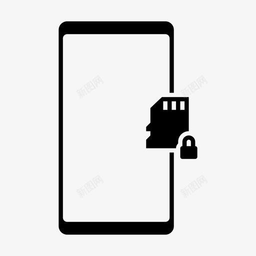 sd卡加密内存svg_新图网 https://ixintu.com 手机 卡卡 加密 内存 功能 能带 设备 字形