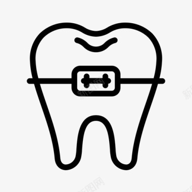 牙托口腔护理图标