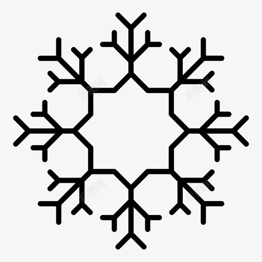 雪花冰冻冰svg_新图网 https://ixintu.com 雪花 冰冻 冻冰 冬天