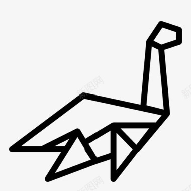 折纸恐龙日本图标