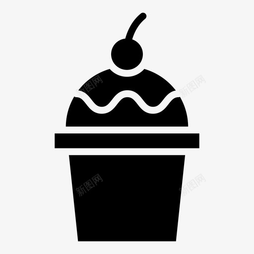 蛋糕烘焙食物svg_新图网 https://ixintu.com 蛋糕 烘焙 食物 礼物 节日 实心
