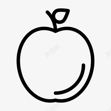 苹果秋天自然图标