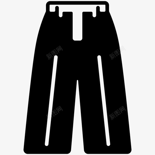 宽松的裤子衣服套装svg_新图网 https://ixintu.com 宽松 裤子 衣服 套装