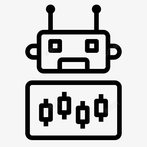 机器人交易投资软件svg_新图网 https://ixintu.com 机器人 交易 投资 软件 股票 金融
