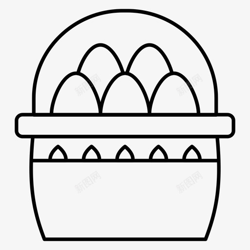 复活节纸箱鸡蛋svg_新图网 https://ixintu.com 复活节 纸箱 鸡蛋 手提包 钱包 系列 图标
