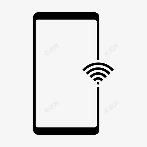 wifi连接互联网svg_新图网 https://ixintu.com 移动 连接 互联网 网络电话 功能