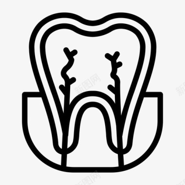 神经牙科牙医图标