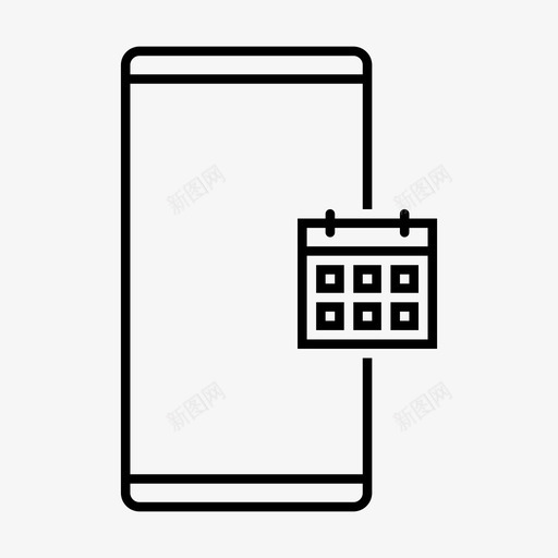 日历日期事件svg_新图网 https://ixintu.com 日历 日期 事件 手机 电话 提醒 手机功能 概述 设备