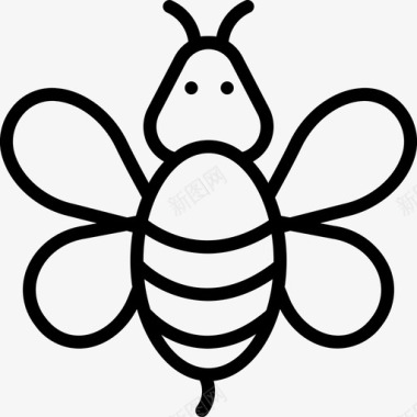 蜜蜂大黄蜂蜂蜜图标