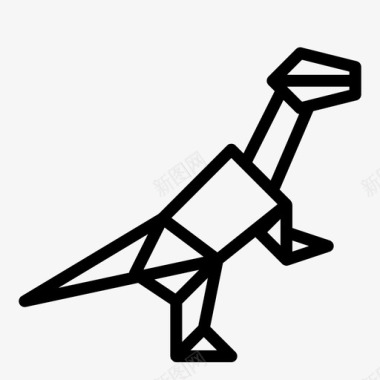 折纸恐龙日本图标