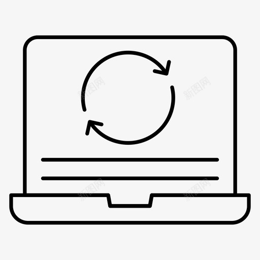 重新加载设备笔记本电脑svg_新图网 https://ixintu.com 重新 加载 设备 笔记本 电脑 刷新 更新 项目管理 第卷