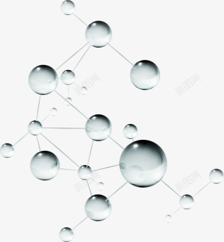 分子h2o水分子png免抠素材_新图网 https://ixintu.com 分子 水分