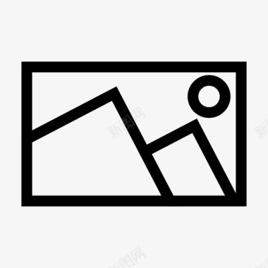 照片内容图像图标