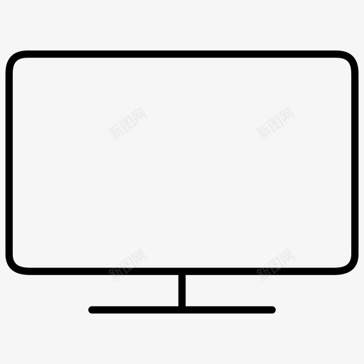 电视电脑设备svg_新图网 https://ixintu.com 电视机 电视 电脑 设备 显示器 家用电器
